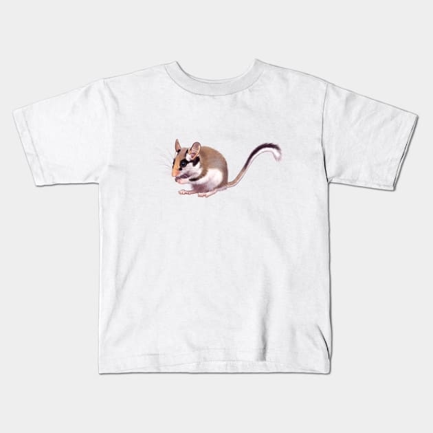 Garden Dormouse Kids T-Shirt by kokayart